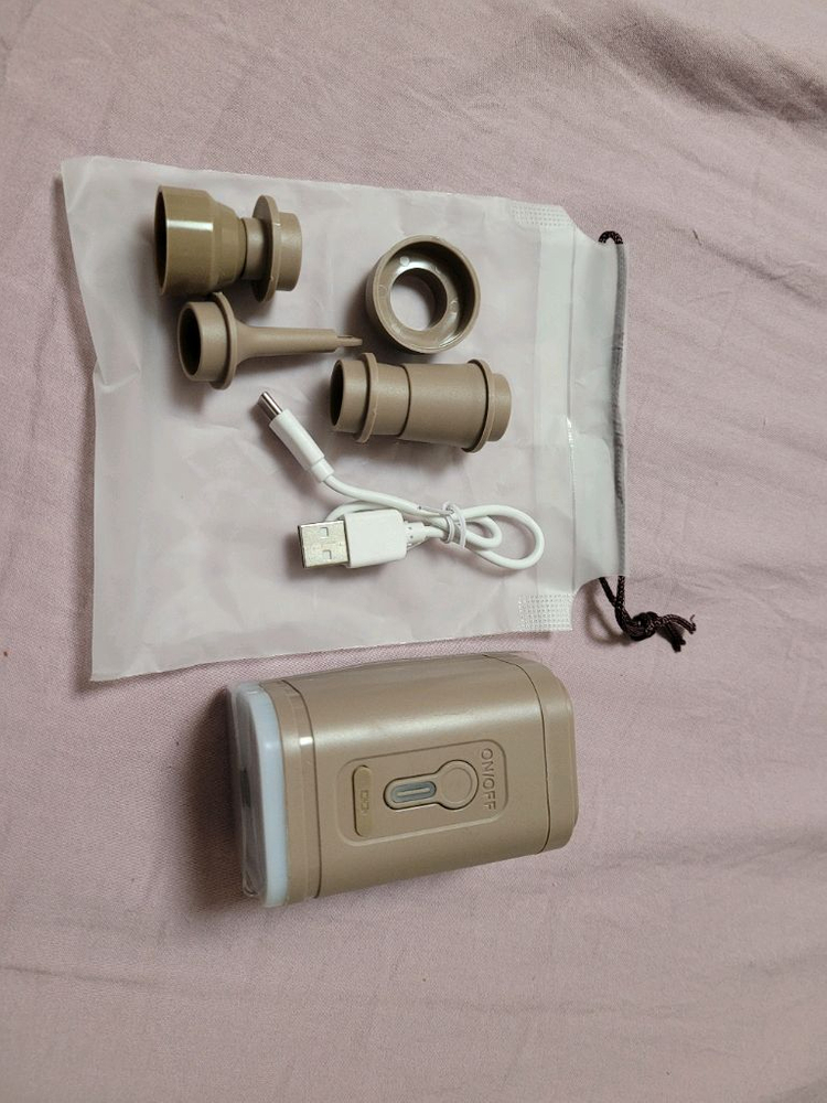 휴대용 미니 에어펌프(새상품)--5