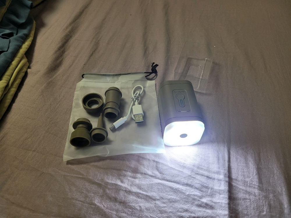 휴대용 미니 에어펌프(새상품)--6