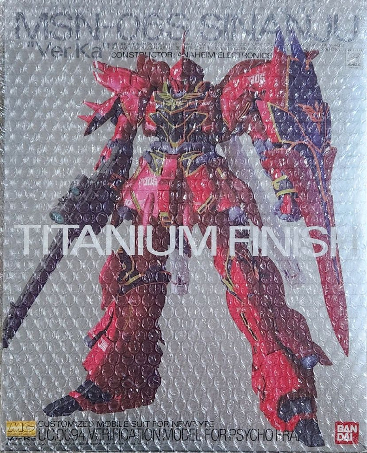 MG 시난주 티타늄 피니쉬 티피 건담 프라모델 미개봉--0