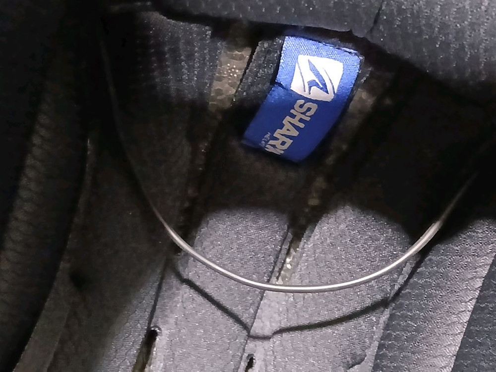 정품 샤크 카본 헬멧 L 사이즈 + 블루투스--9