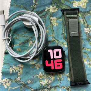 애플워치7스테인리스 45mm 그래파이트 S급