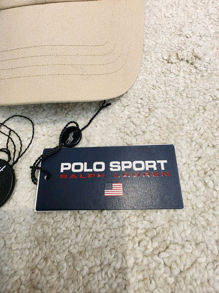 [정품] 폴로 랄프로렌 스포츠 US 플래그 캡 베이지 한정판--5