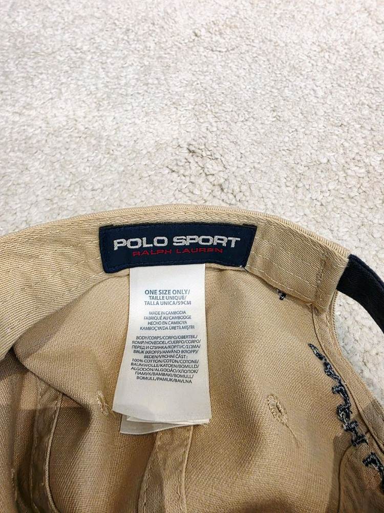 [정품] 폴로 랄프로렌 스포츠 US 플래그 캡 베이지 한정판--6