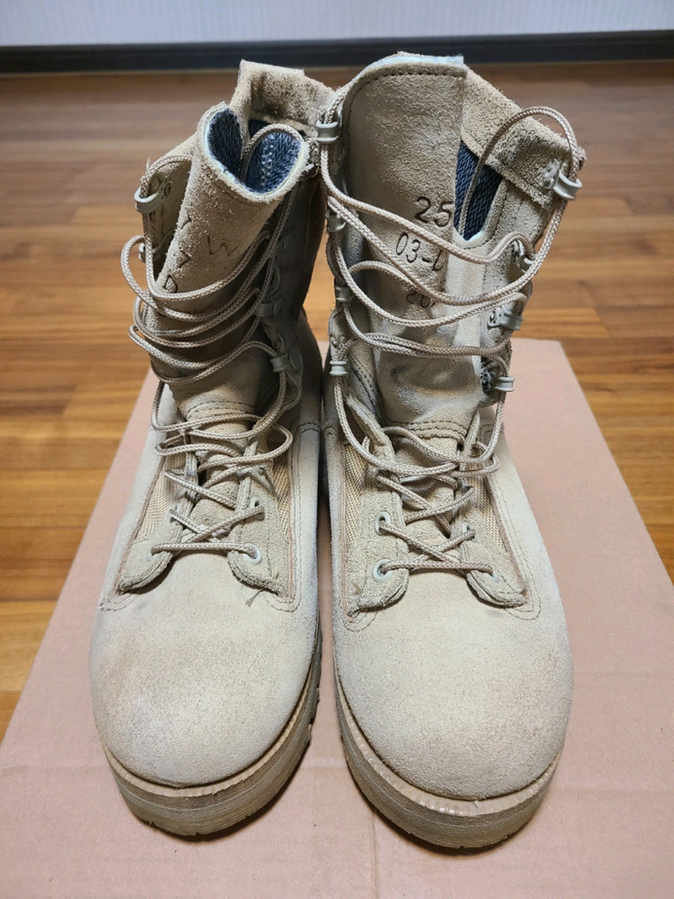 미군 사막화 ACU 웰코 사계절고어택스 부츠 7W 255mm--1