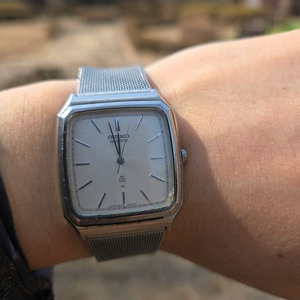 빈티지 세이코 사각 시계