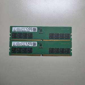 DDR5 32GB 메모리 2개