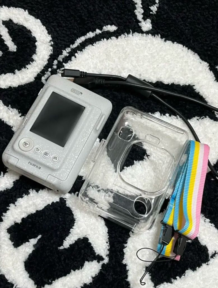 인스탁스 미니 리플레이 스톤화이트 디카 필카 필름카메라 디지털카메라 이미지