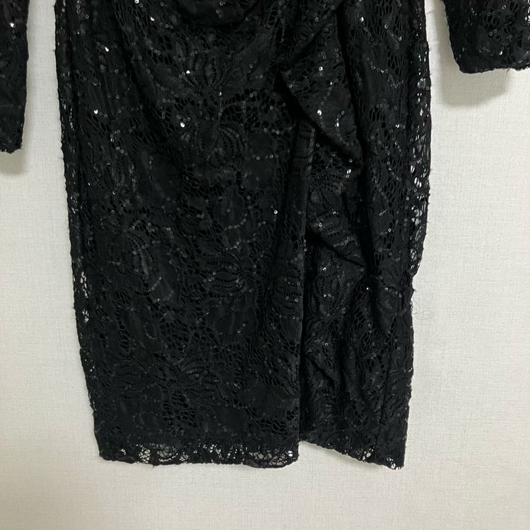 폴로 랄프로렌 블랙 레이스 원피스--3