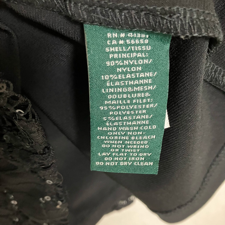 폴로 랄프로렌 블랙 레이스 원피스--9