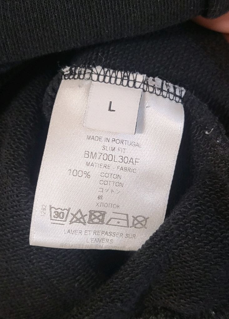 지방시 남성 L 프린팅 블랙 맨투맨 티셔츠 남자 긴팔 로고 이미지