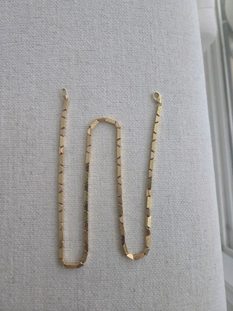 18k 골드 체인 목걸이 이미지