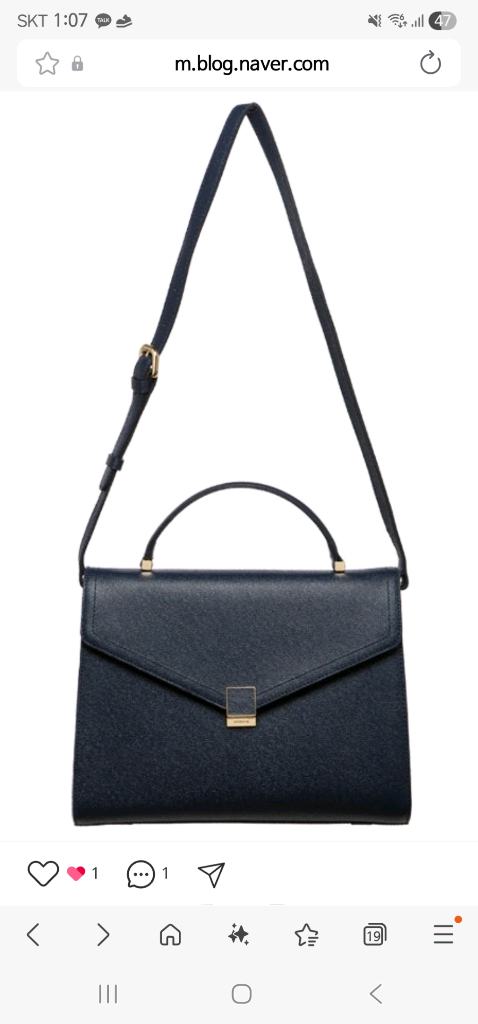 더블엠 소가죽 크로스백 팝니다--2