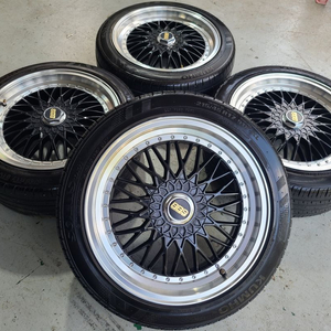 BBS 17인치 중고 캐스퍼 st휠타이어 팝니다 이미지