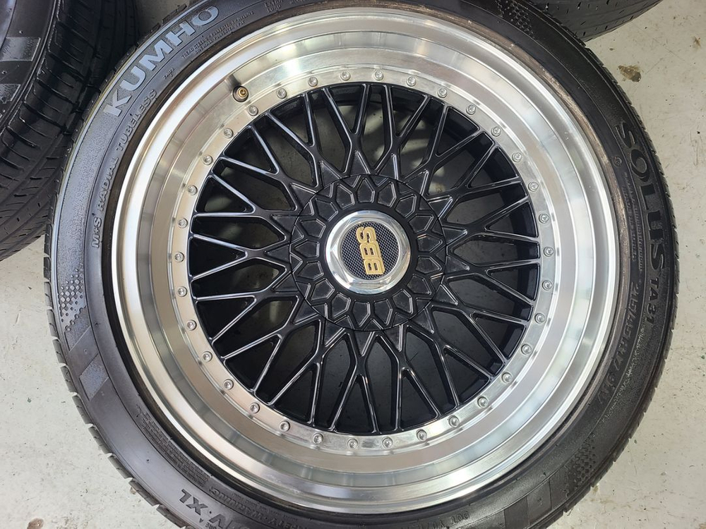 BBS 17인치 중고 캐스퍼 st휠타이어 팝니다 이미지