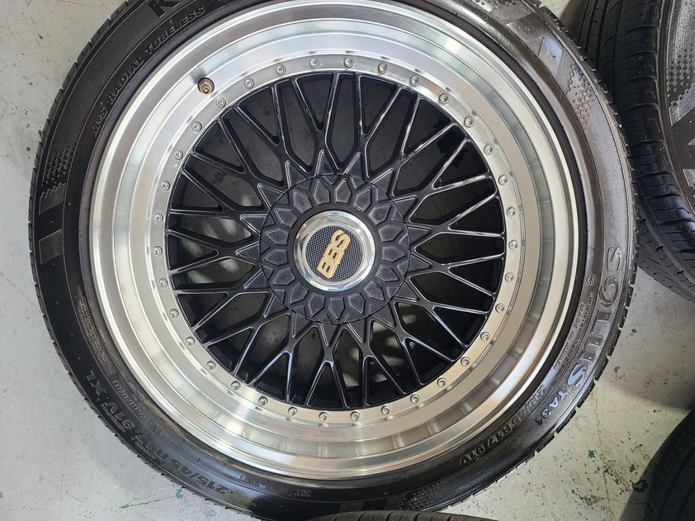 BBS 17인치 중고 캐스퍼 st휠타이어 팝니다 이미지