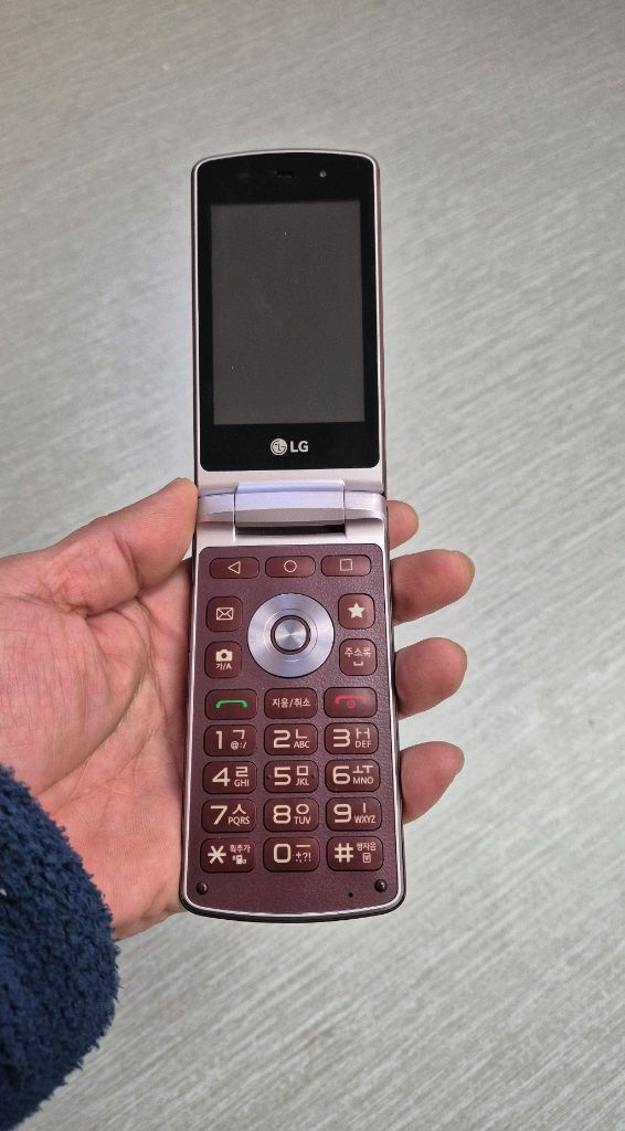 LG F610 폴더폰 A급 효도폰 학생폰 공부폰 실버폰--0