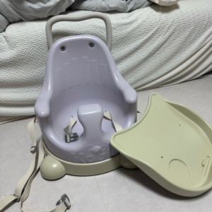 [직거래] 에시앙 범보의자 연보라색 (라벤더) 트레이,카트,핸들,벨트