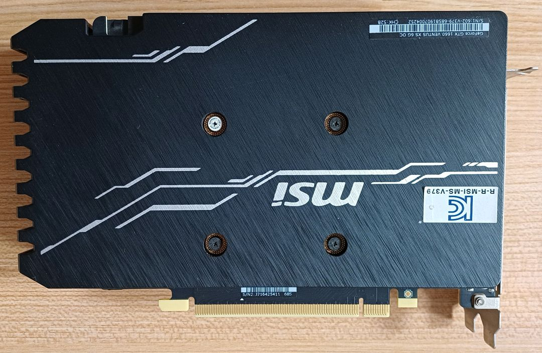 MSI 그래픽카드 벤투스 GTX1660 6GB--2