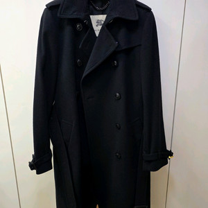 버버리 정품 울캐시미어 더블코트