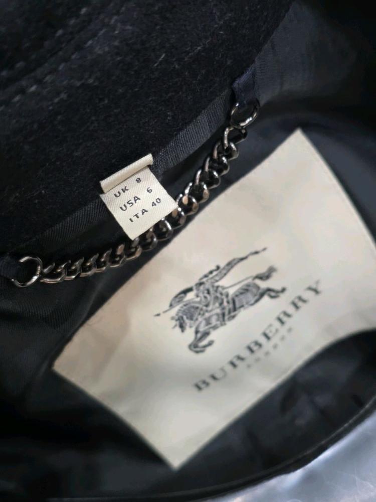 버버리 정품 울캐시미어 더블코트--5