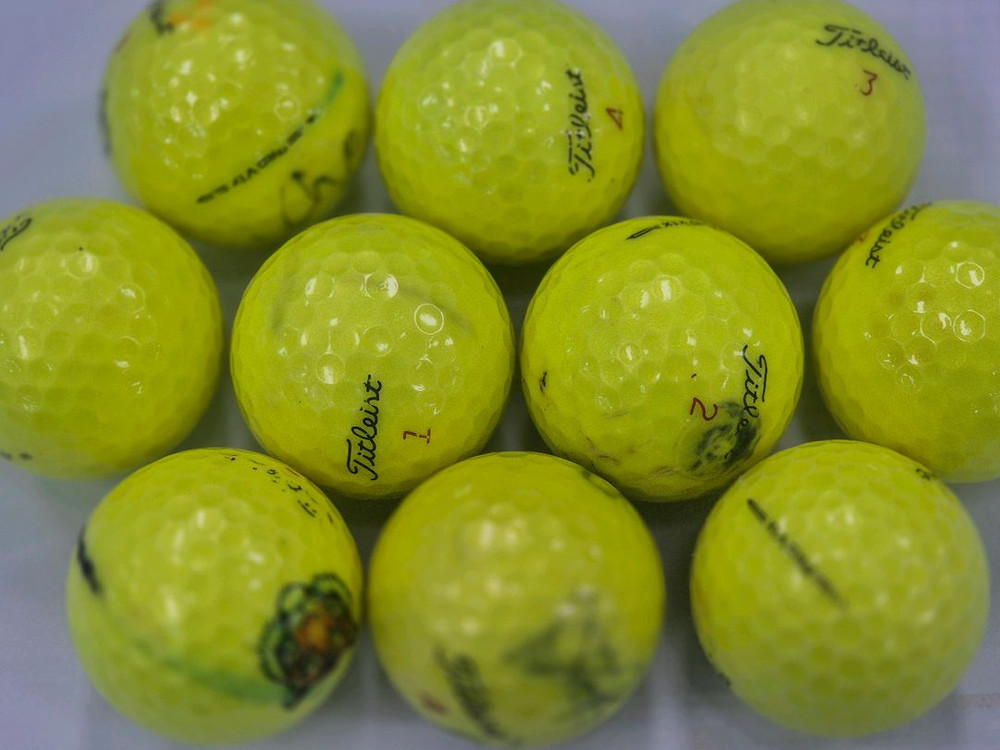 무배 타이틀 v1.v1x A-급 형광 40개 로스트볼--1