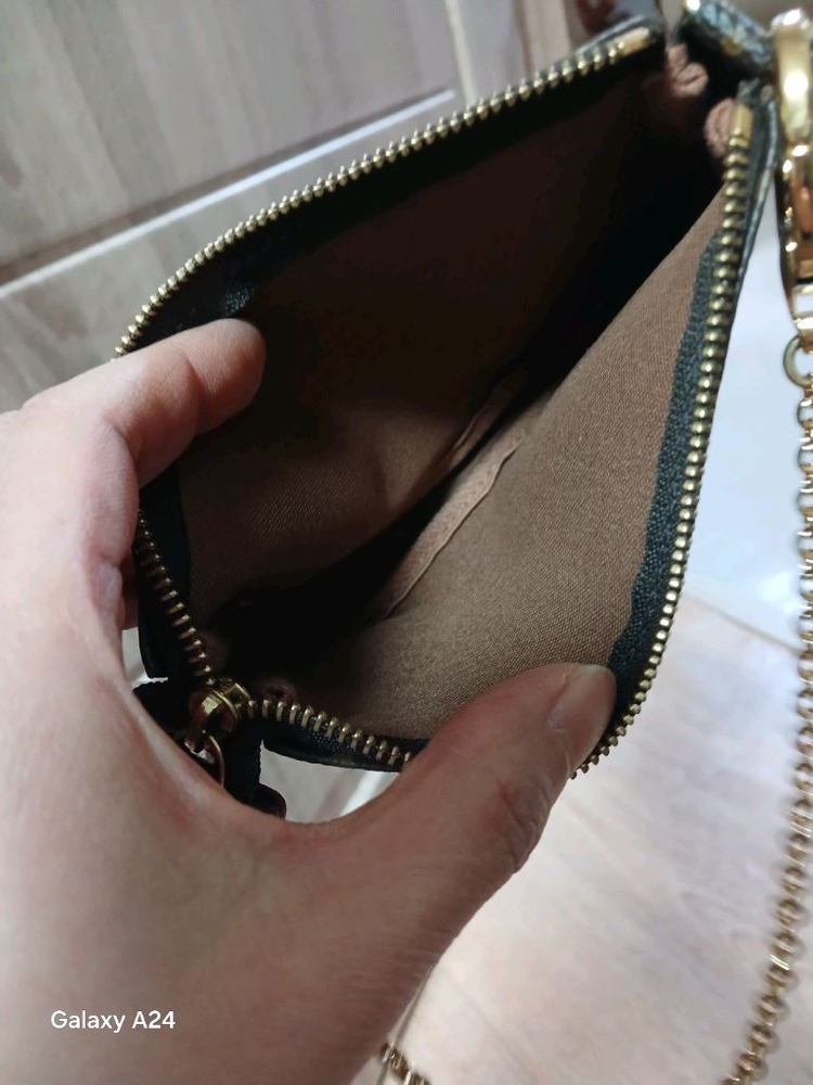 정품 루이비통 미니 파우치--4