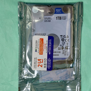 노트북 하드 WD Blue 5400/128M HDD 1TB 미개봉 새것