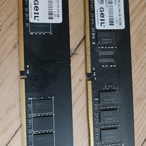 GEIL DDR4 16GB, 8GB 각 1개.판매