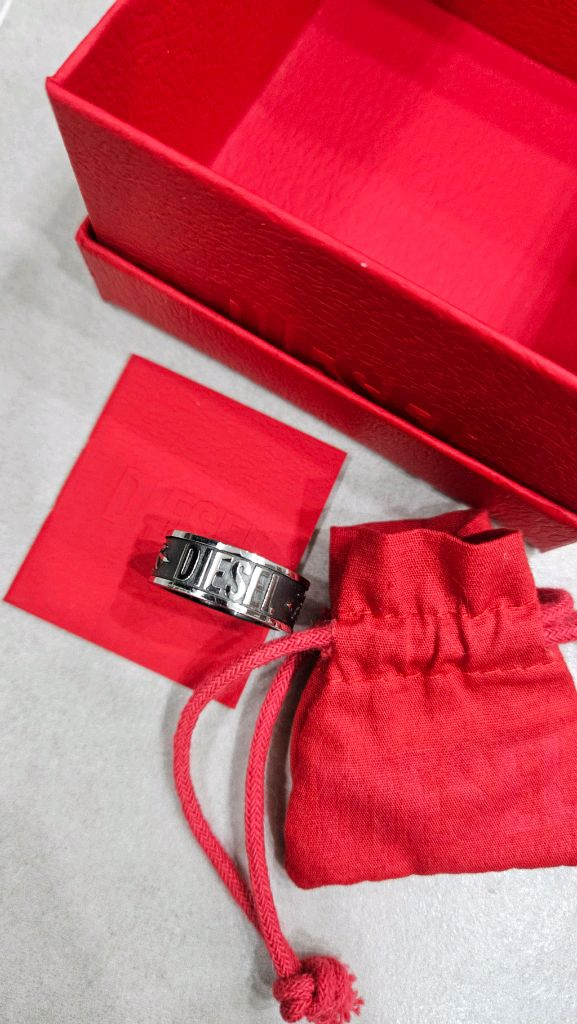 디젤 DX1108060 로고 반지 8호[한국 17-18호]--2