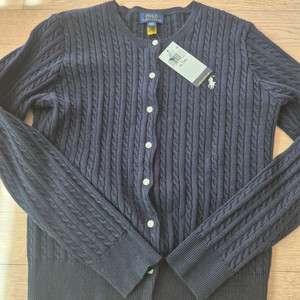 폴로걸즈 케이블 니트 가디건(xl) 이미지