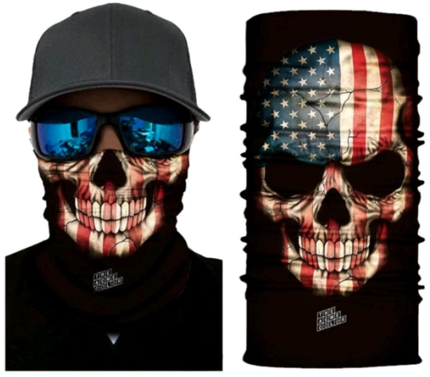 새상품) 해골디자인 넥워머, 바라클라바, 스카프, 헬멧이너웨어--0
