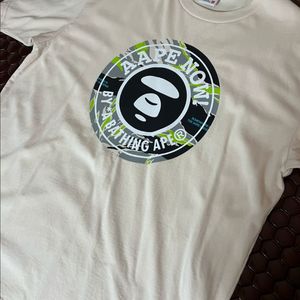 Aape 베이핑에이프 반팔 티셔츠 아이보리