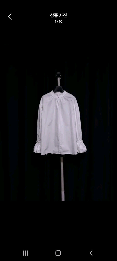 더블스텐다드 면 긴팔블라우스 F--0