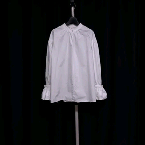 더블스텐다드 면 긴팔블라우스 F