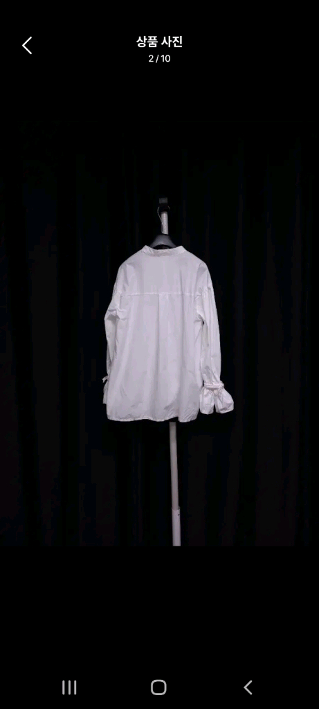 더블스텐다드 면 긴팔블라우스 F--1