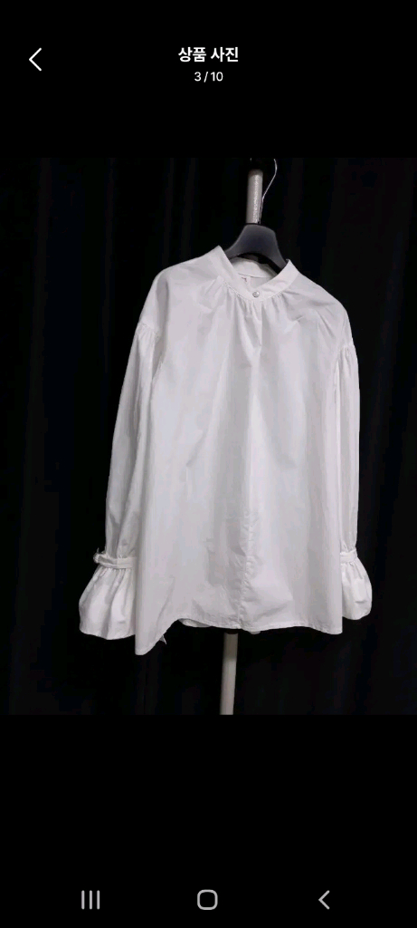 더블스텐다드 면 긴팔블라우스 F--2