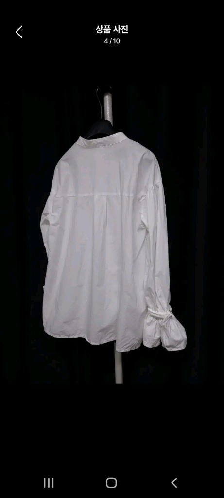 더블스텐다드 면 긴팔블라우스 F--3