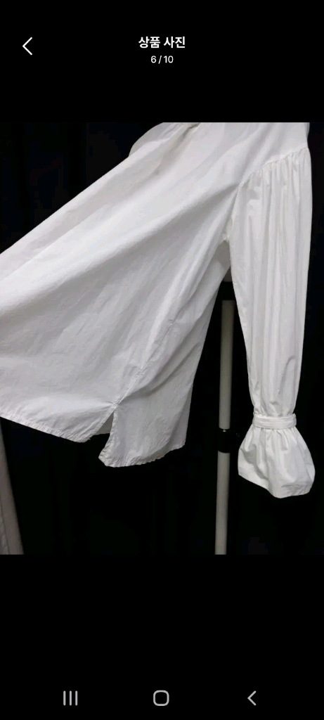 더블스텐다드 면 긴팔블라우스 F--5