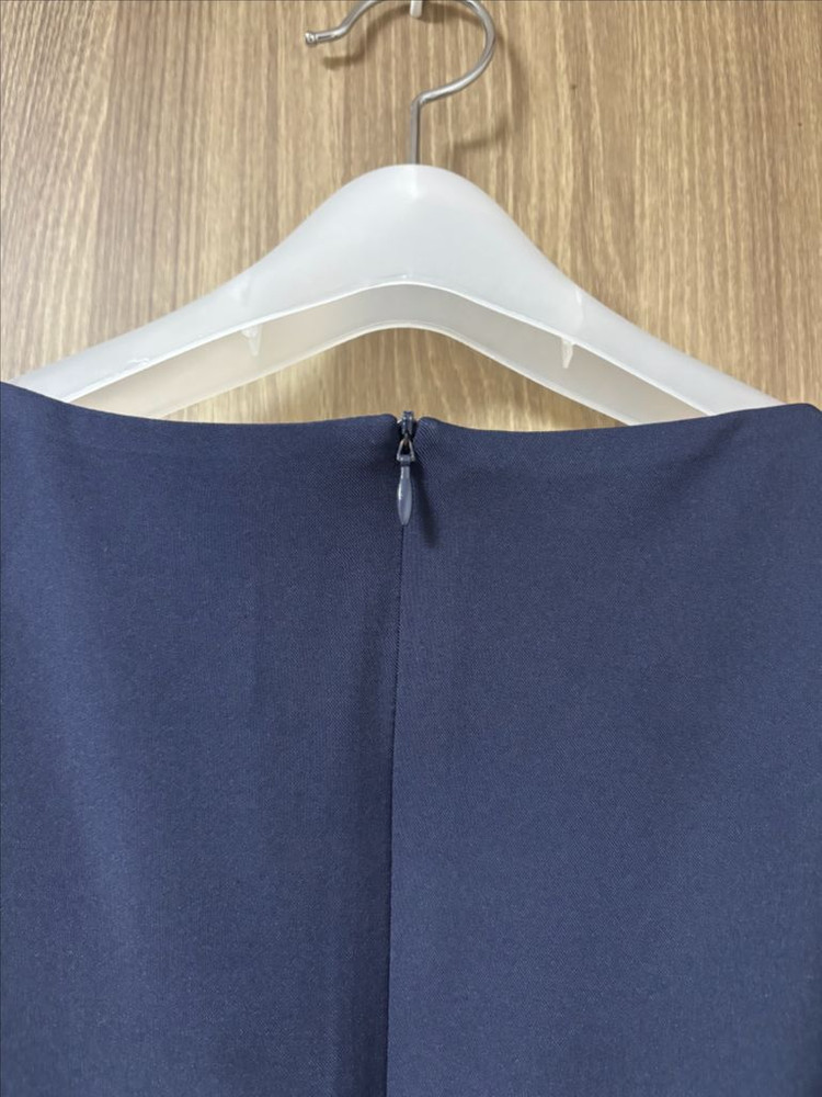 으네드레스 보트넥 원피스 네이비 아나운서--6