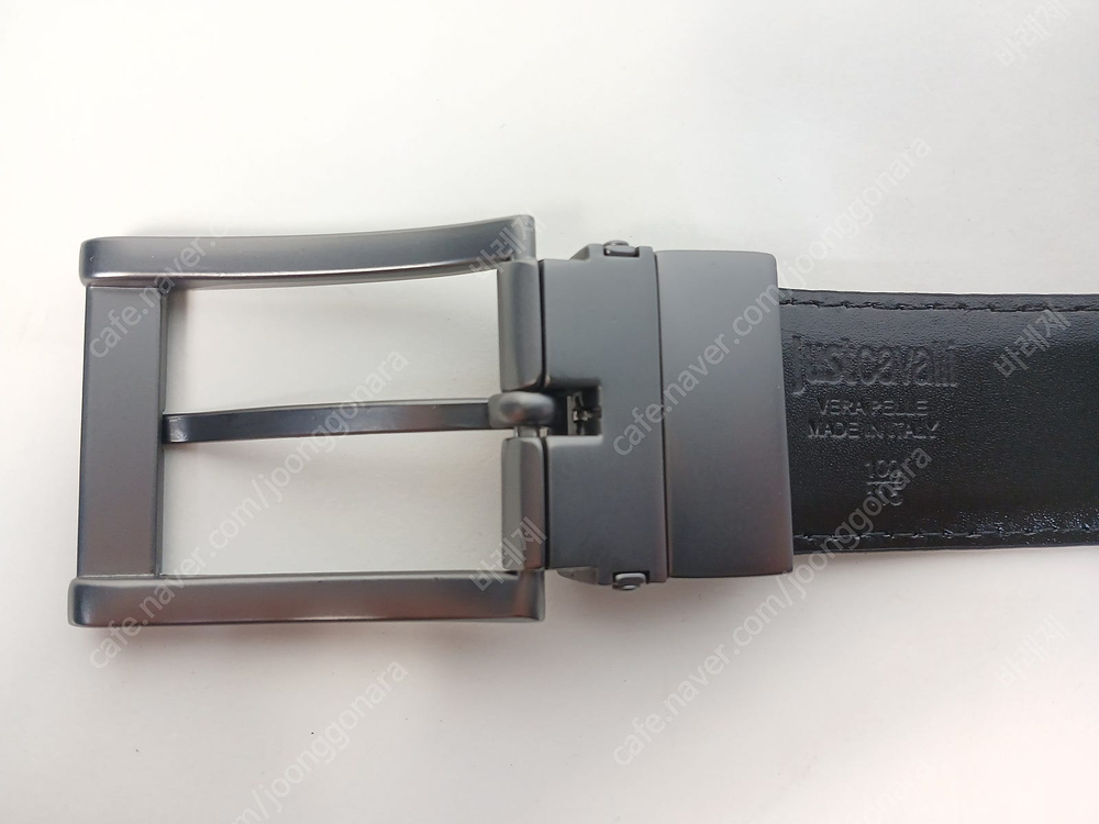 저스트까발리 크롬 메탈 버클 남성 양면 사용 가죽 벨트 정품 저스트까발리 이미지