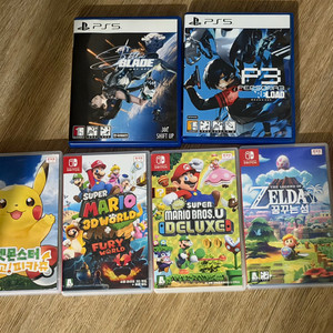 닌텐도 스위치 타이틀 다수: 마리오 3D 월드/U 디럭스/꿈꾸는 섬/레츠고 피카츄/버블보블/마인크래프트