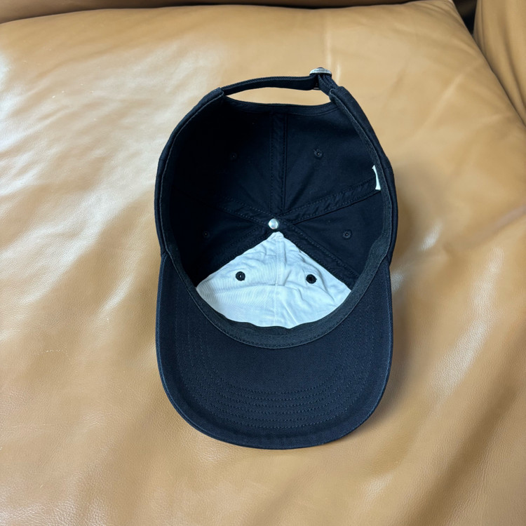 슈프림 6패널 볼캡 모자 웜업 워시드 블랙--6