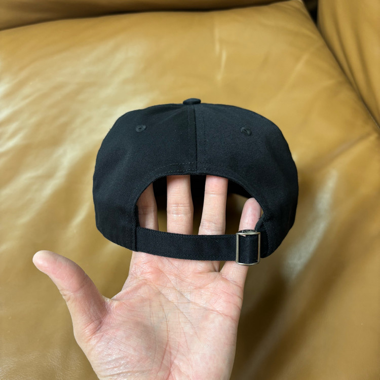 슈프림 6패널 볼캡 모자 웜업 워시드 블랙--7