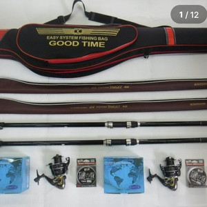 낚시가방+카본원투낚시대 450 2대+6000번릴 2대 이미지