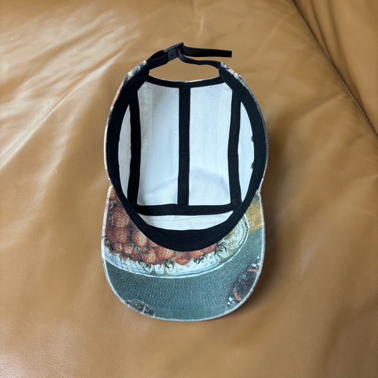 슈프림 캠프캡 모자 박스로고 스트로베리--5