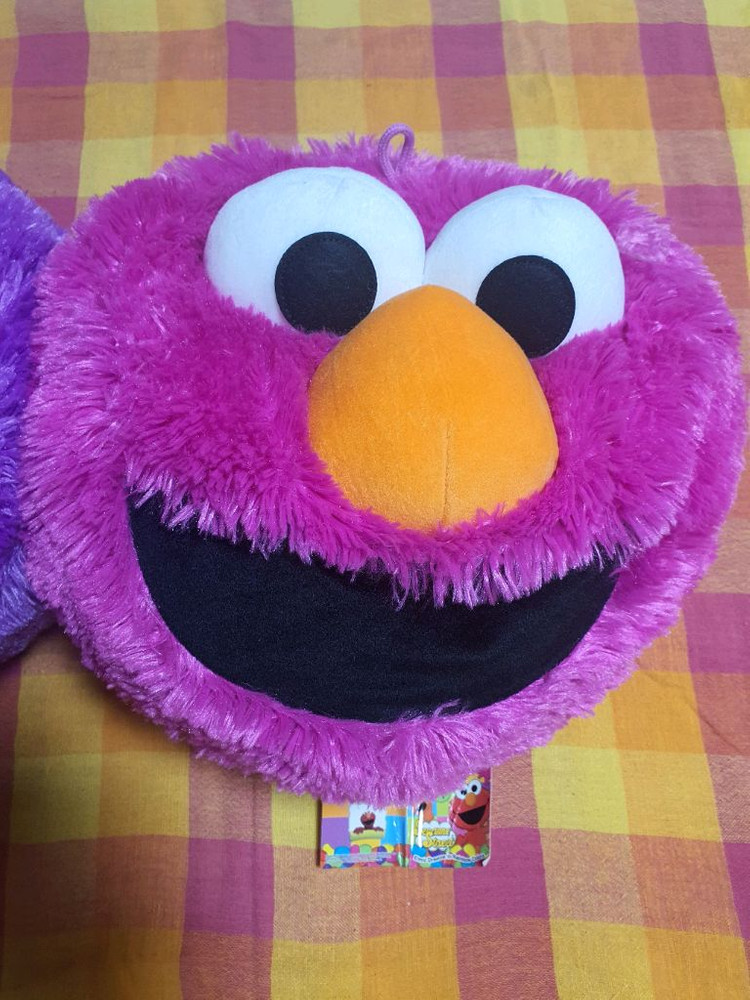 (1개가격)새상품 수입 엘모 대형 핑크 보라 인형--1