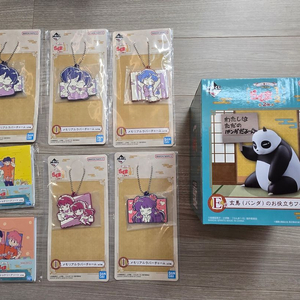 란마 1/2 제일복권 E상 피규어, H상 메모상, I상 키링