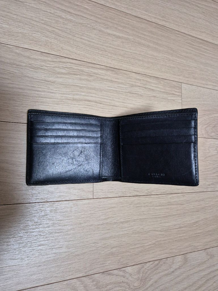 코치 남자 소가죽 반지갑--2