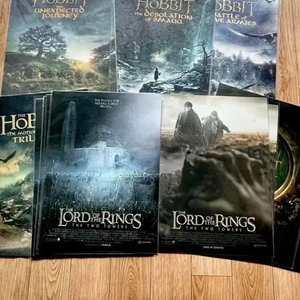 반지의제왕 아이맥스 포스터 두개의탑 A3 롯데시네마 호빗 오리지널티켓오티