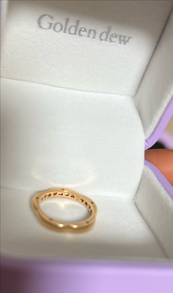 골든듀 반지 꽃 goldendew 린콘트로 3--4